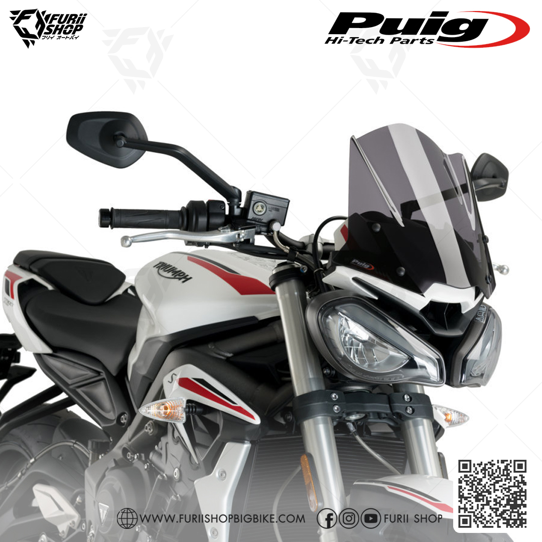 ชิลด์หน้า Puig Windshield Sport : for Triumph Street Triple S 2020