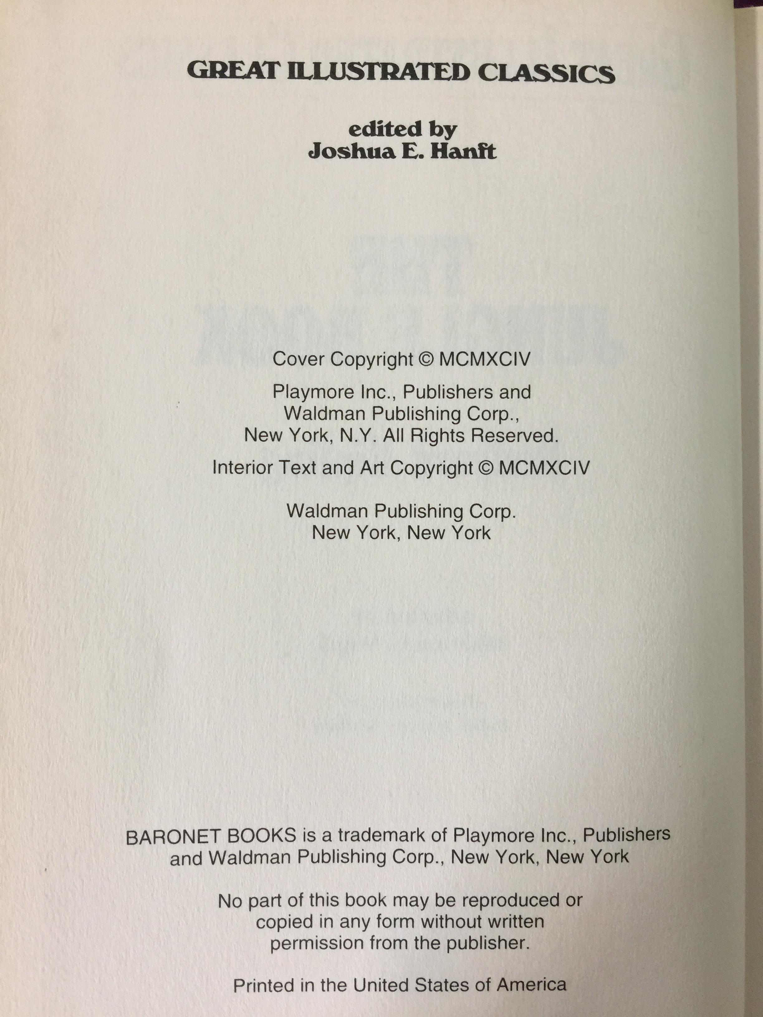 THE JUNGLE BOOK. Great Illustrated Classics. ผู้เขียน Rudyard Kipling 0 กก.