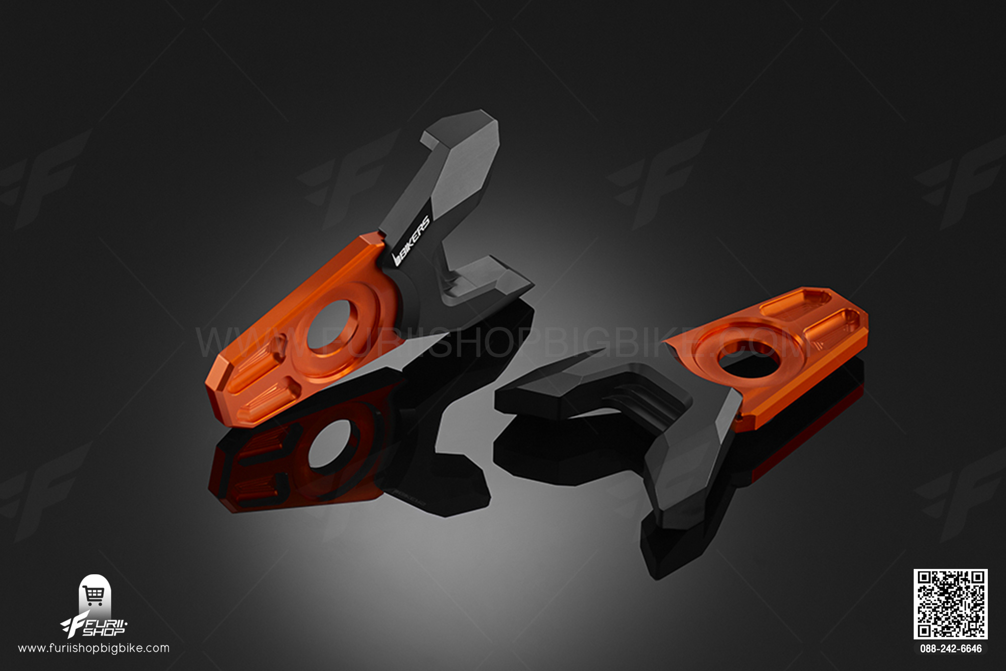 ตัวปรับโซ่ Chain Adjuster Plates Bikers คาวาซากิ Kawasaki Z800