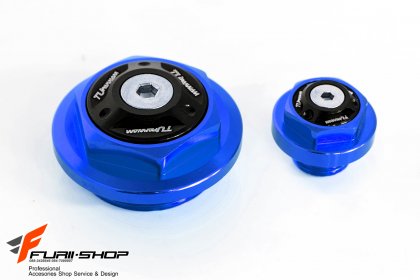 น็อตจานไฟ TU PAKNAM FOR YAMAHA R15 สีน้ำเงิน