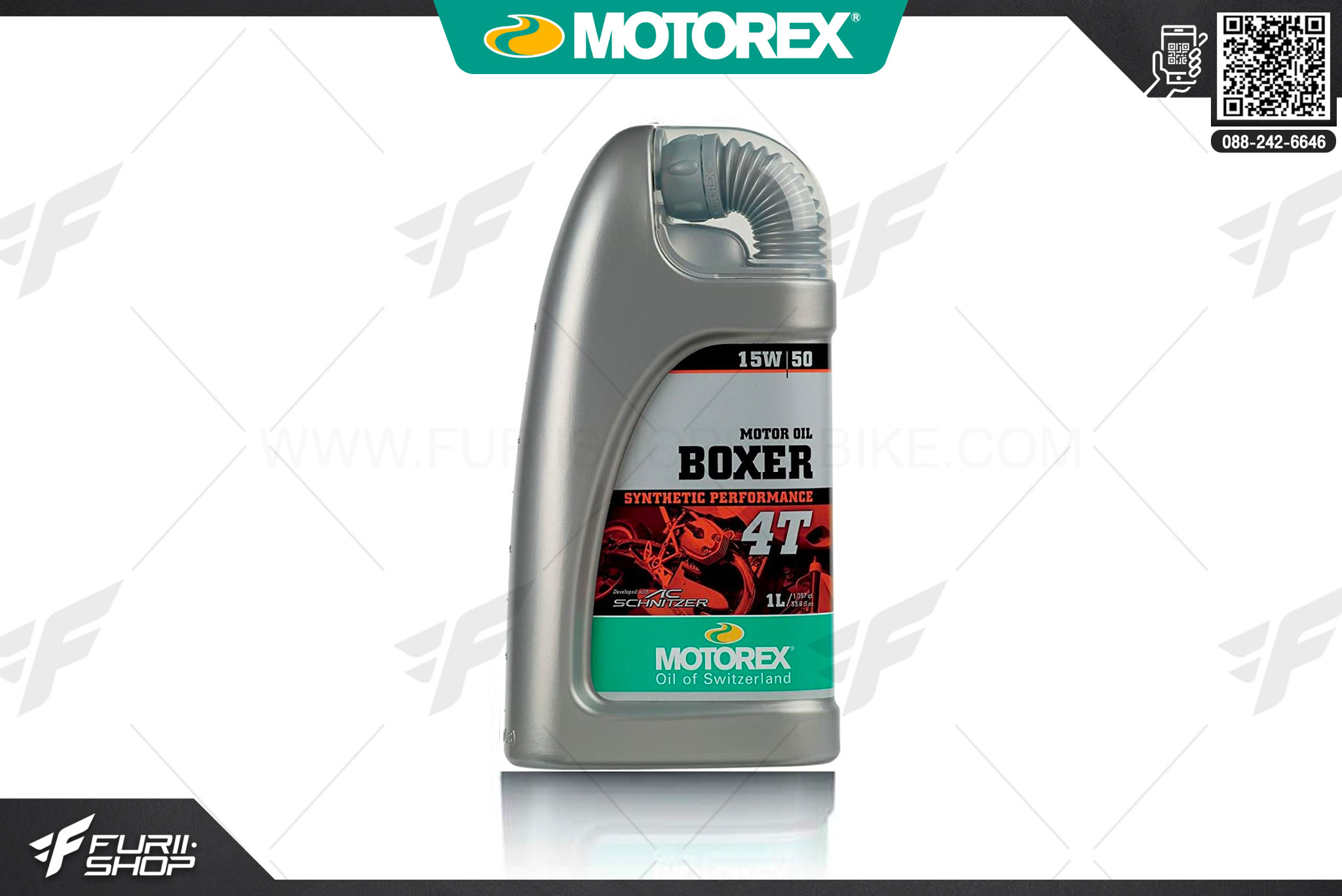 น้ำมันเครื่องมอเตอร์ไซค์ BOXER 4T น้ำมันเครื่องบิ๊กไบค์