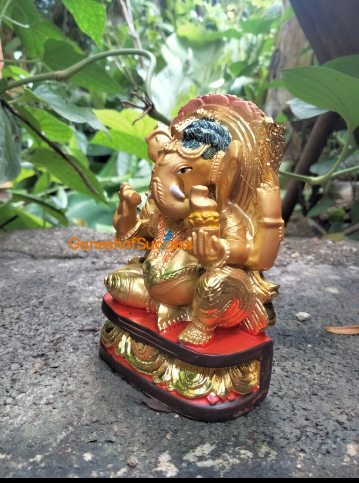 พระพิฆเนศ ปางโมนารีจัน ปางปลดหนี้ ดึงดูดทรัพย์ สูง 3.5 นิ้ว