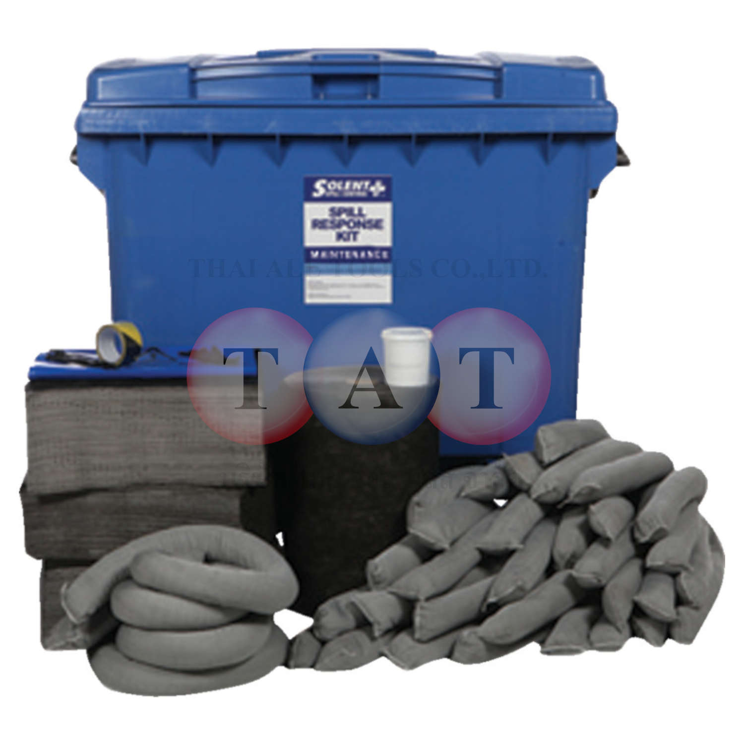Solent Spill Control.Spill Response Kit Maintenance 4 Wheel 500L