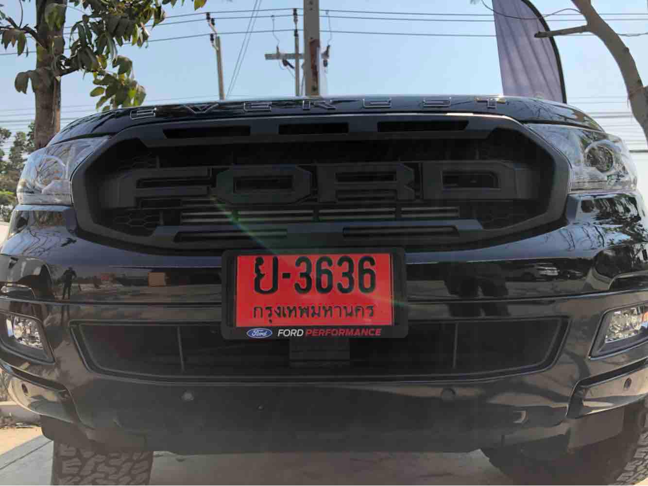 กระจังทรง Raptor ใส่ Everest 2019 2.0 Bi Turbo