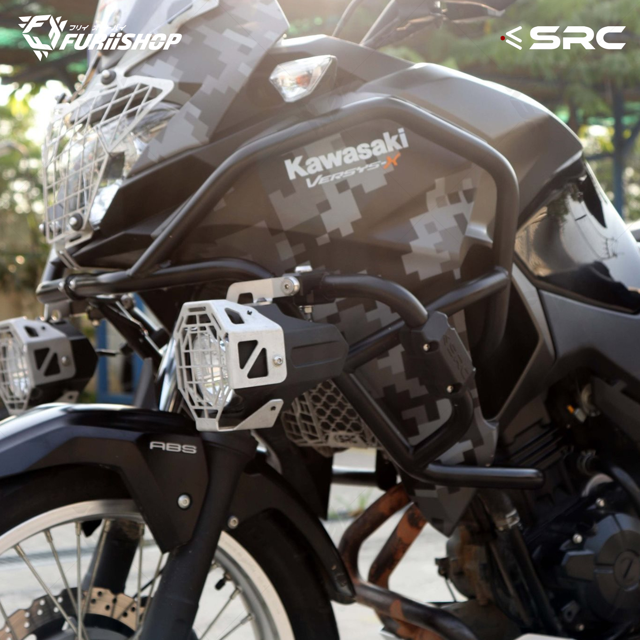 SRC แคสบาร์ CRASH BAR TOURER For Kawasaki Versys X300