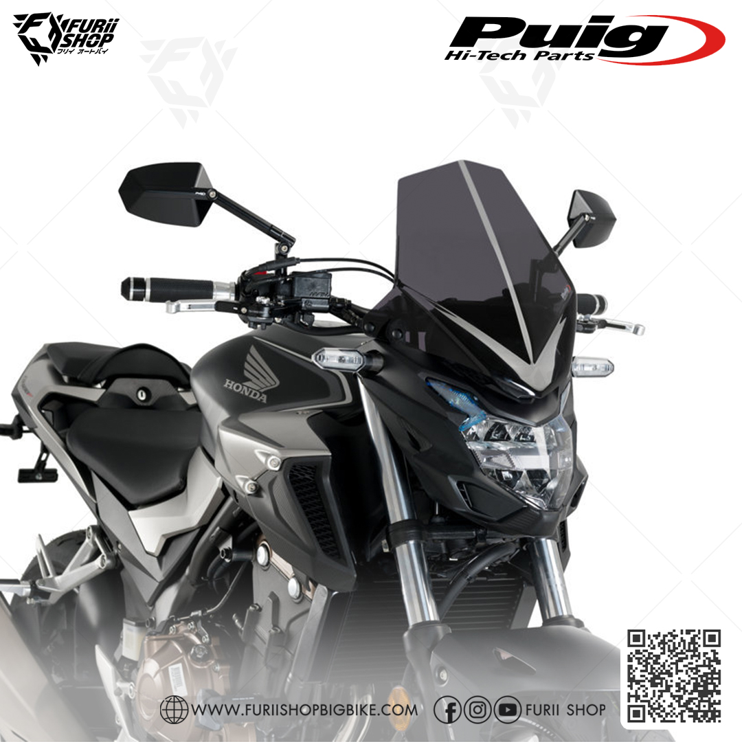 ชิลด์หน้า Puig Windshield : for Honda CB 500 F 2019-2021 All New !!
