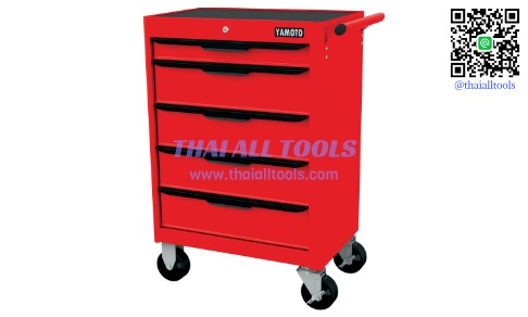 ตู้เครื่องมือช่าง 5 ลิ้นชัก RED-27" 5 DRAWER ROLLER CABINET YAMOTO