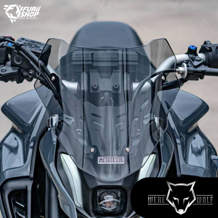ชิลด์หน้า Were Wolf GT-02 Smoke M530 : for Yamaha MT07 2018-2022