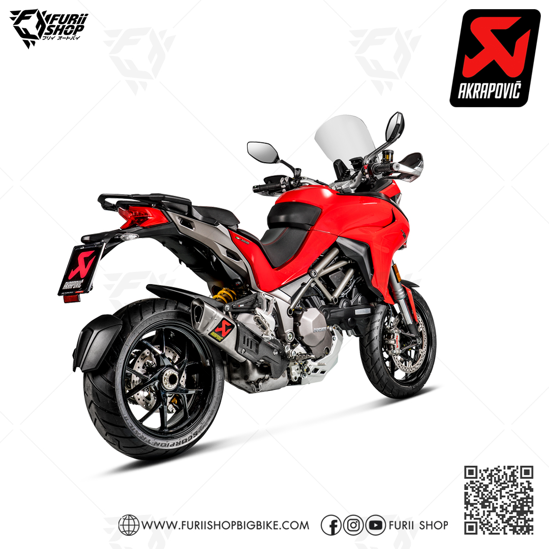 ท่อมอเตอร์ไซค์ Akrapovic Slip-On Line For Ducati Multistrada 1200 2014 ท่อแต่ง ท่อสูตร ท่อบิ๊กไบค์ ท่อBigbike ท่อไอเสีย