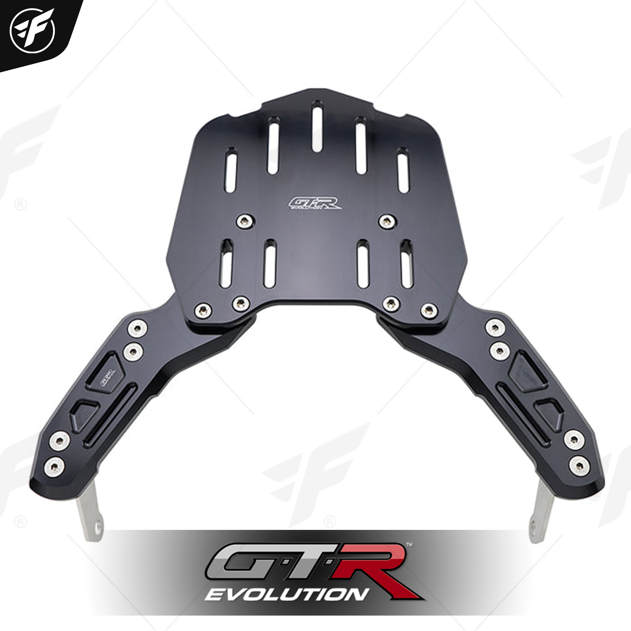 แผ่นรองกล่องท้ายเบาะ(CNC) GTR FORZA-300 ปี2018 ดำ