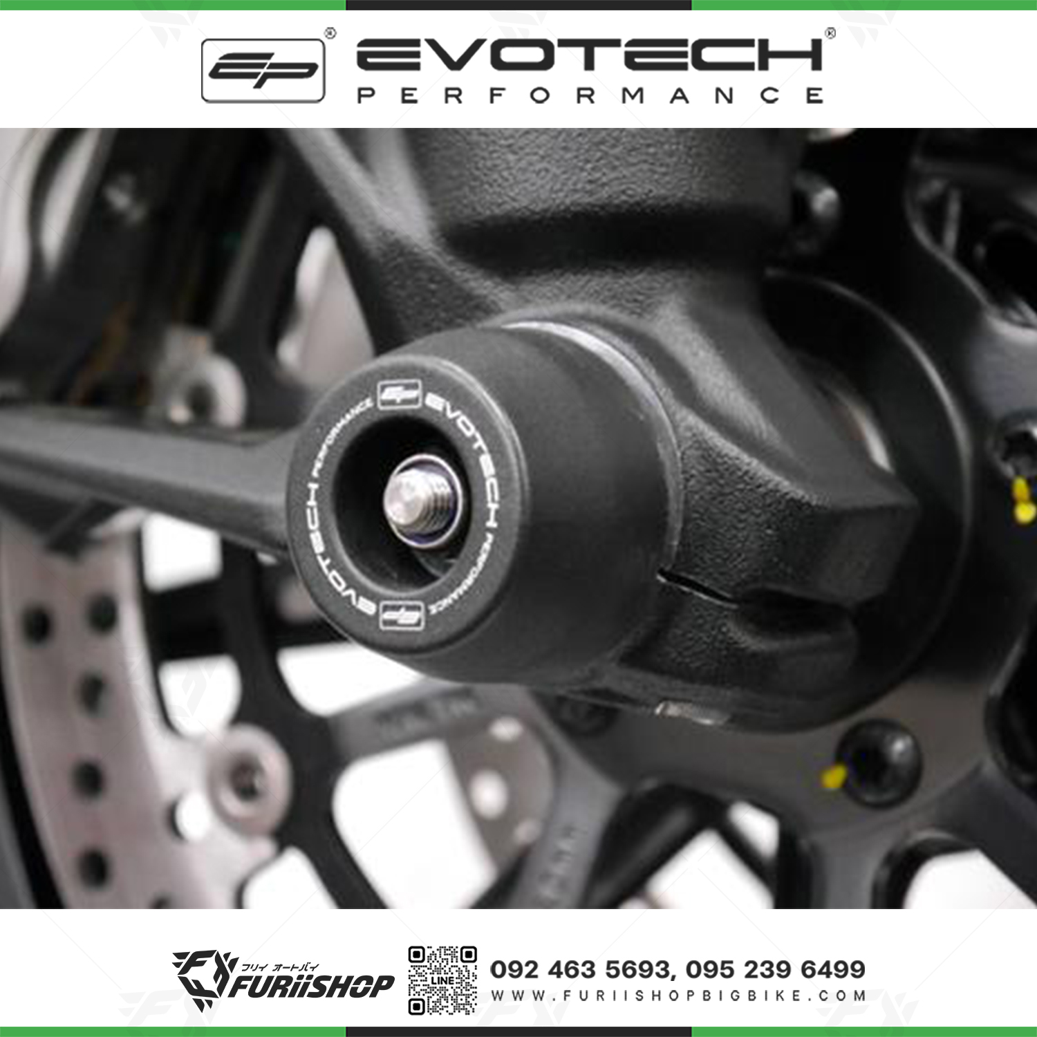 กันล้มหน้า Evotech Ducati Scrambler 1100