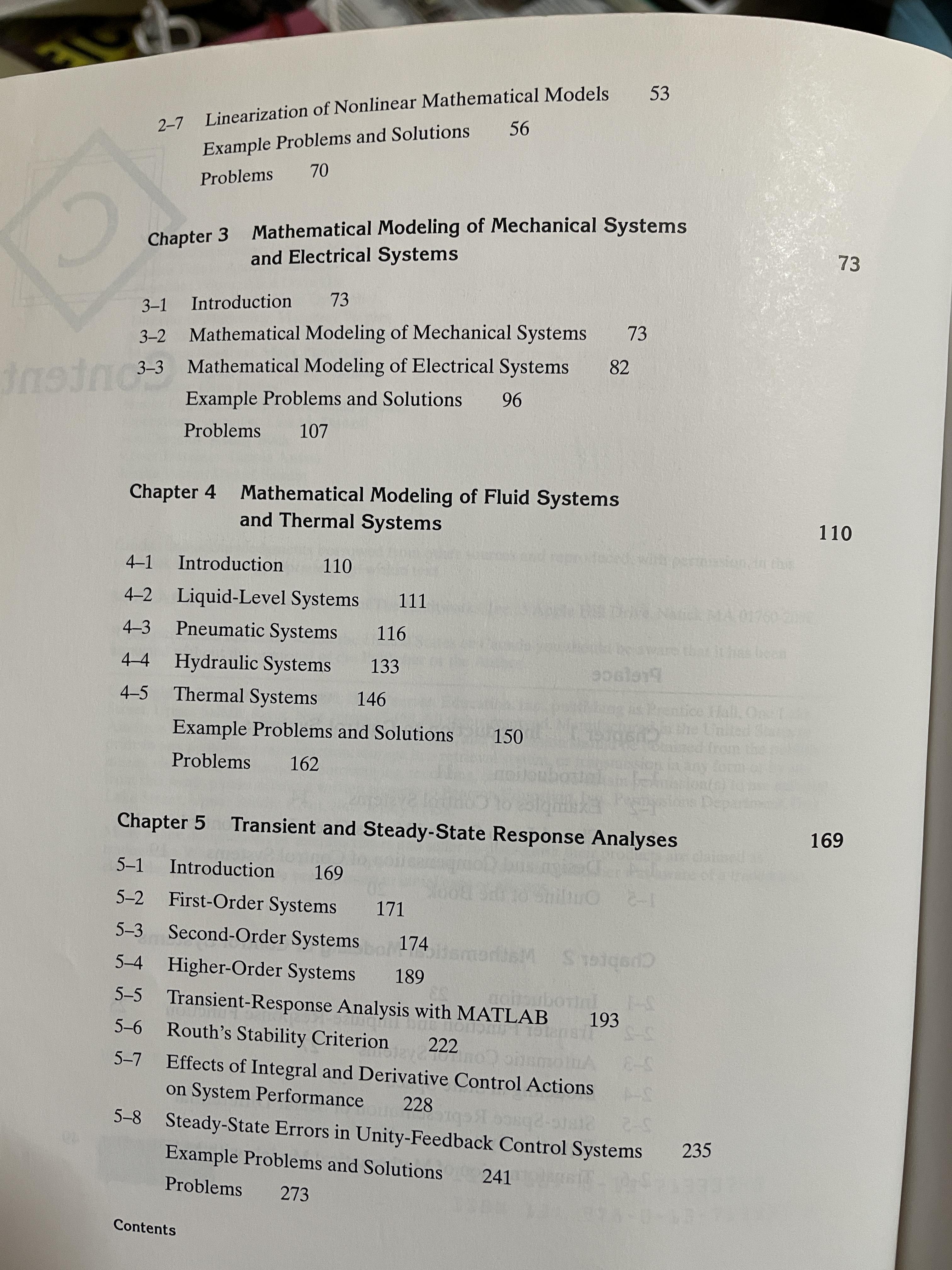 Modern Control Engineering. พิมพ์ครั้งที่ 5 ผู้เขียน Katsuhiko Ogata. 3 กก.