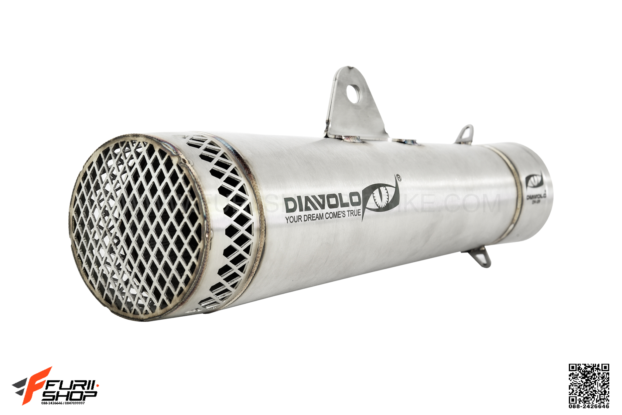 ท่อมอเตอร์ไซค์ DIAVOLO DV09 ท่อแต่ง ท่อสูตร ท่อบิ๊กไบค์ ท่อBigbike ท่อไอเสีย