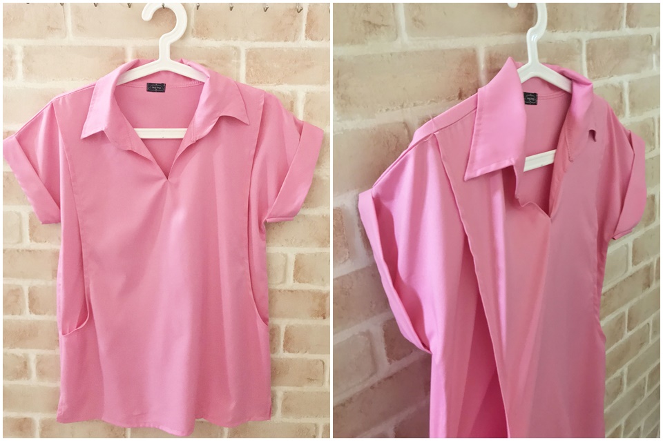 FS05_[Size-XL-สีชมพู]_เสื้อให้นมแหวกข้างทรงค้างคาวคอปก