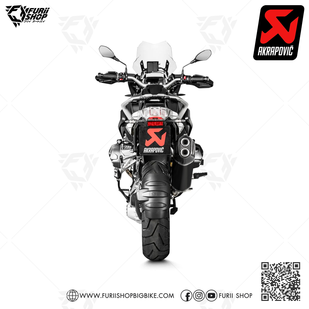 ท่อ Akrapovic Slip on Black new shape for BMW R1200GS 09-18'