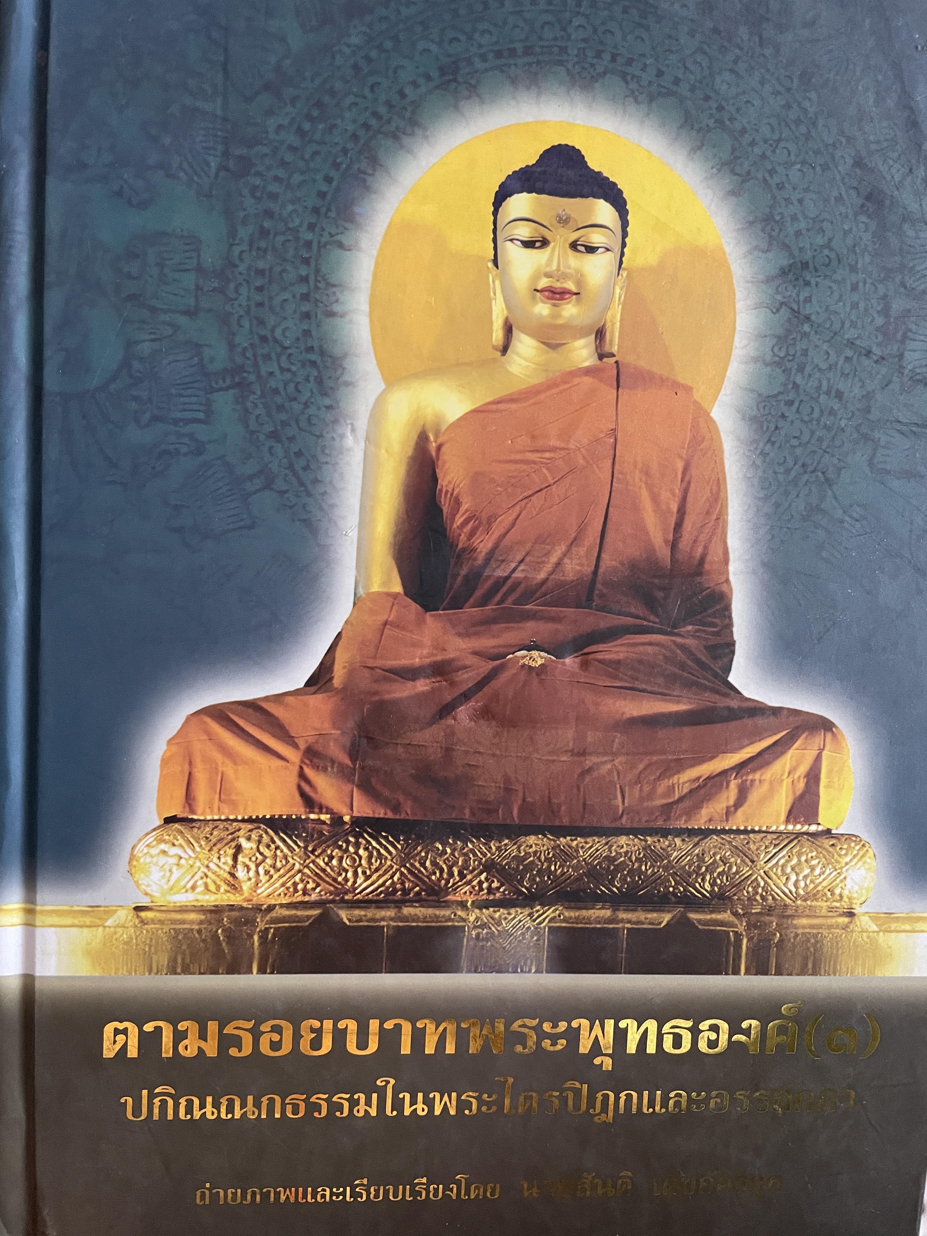 ตามรอยบาทพระพุทธองค์(3) ปกิณณกธรรมในพระไตรปิฎกและอรรณกถา ถ่านภาพและเรียบเรียงโดย สันติ เตชอัครกุล 7,500 กรัม