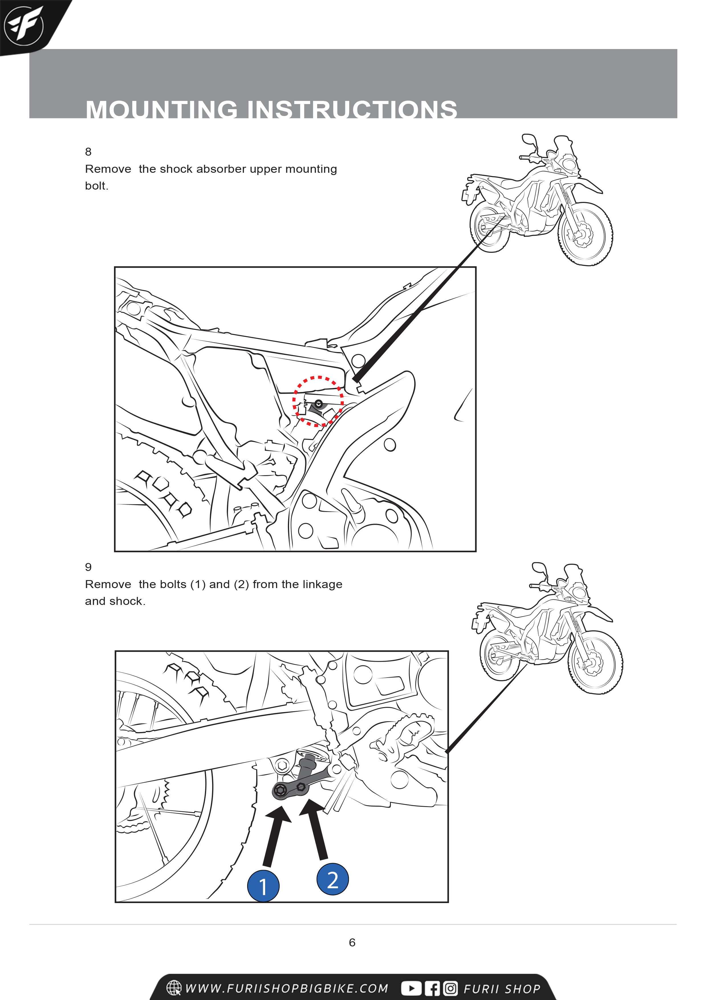 โช๊คหลัง โช๊คแต่ง โช๊คมอเอตร์ไซค์ OHLINS HO703 FOR HONDA CRF250 R