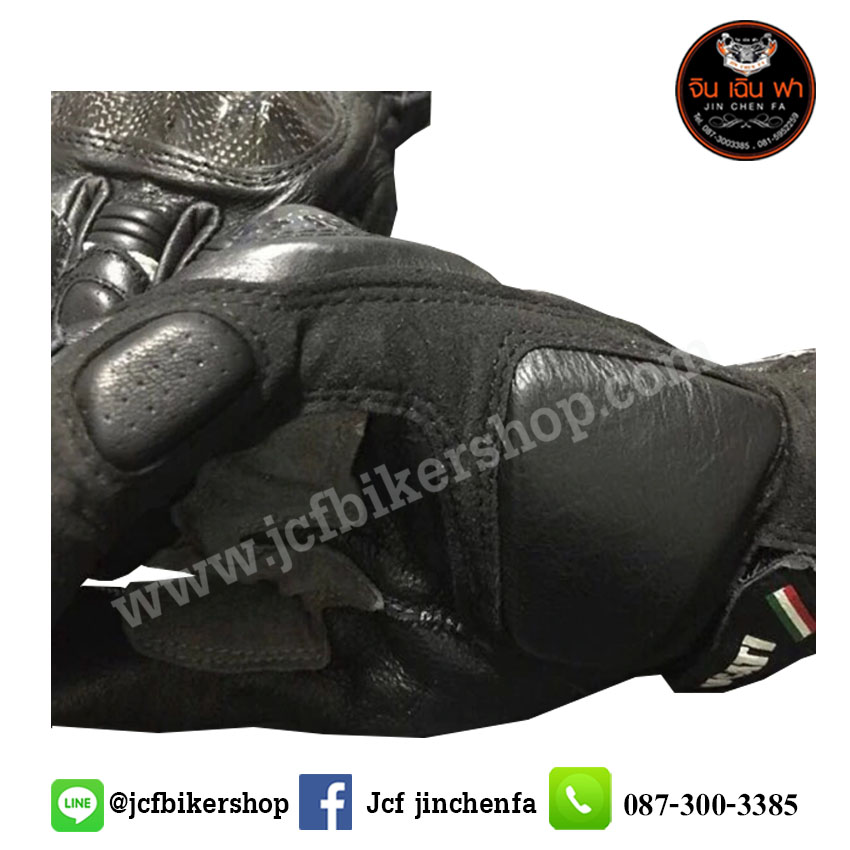 ถุงมือมอไซค์ ถุงมือมอเตอร์ไซค์ ถุงมือขับมอเตอร์ไซค์ ถุงมือ Ducati ข้อยาว V1