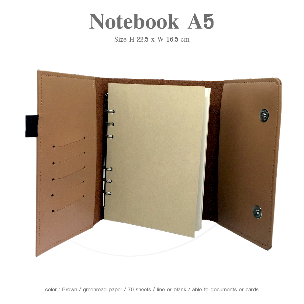Notebook A5 / Nicha Crafts Brown