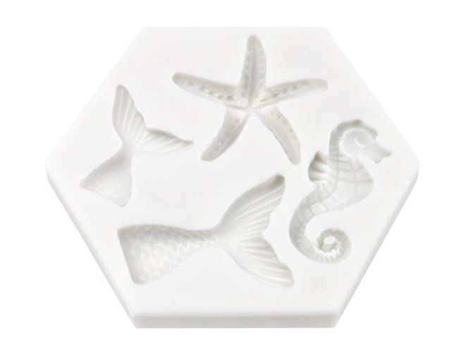 แม่พิมพ์ฟองดอง ปลาดาว ม้าน นางเงือก