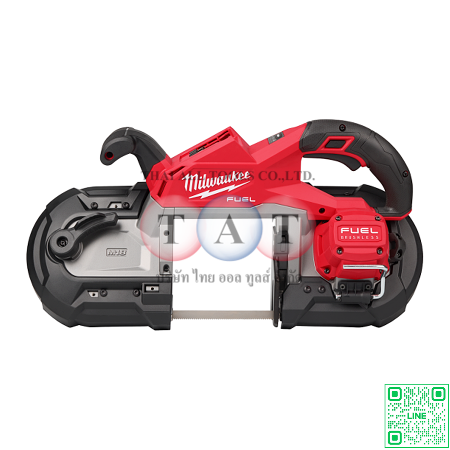 Milwaukee M18 FBS125-0C0 เลื่อยสายพานไร้สาย 125 มม. | ตัดโลหะอย่างมืออาชีพ