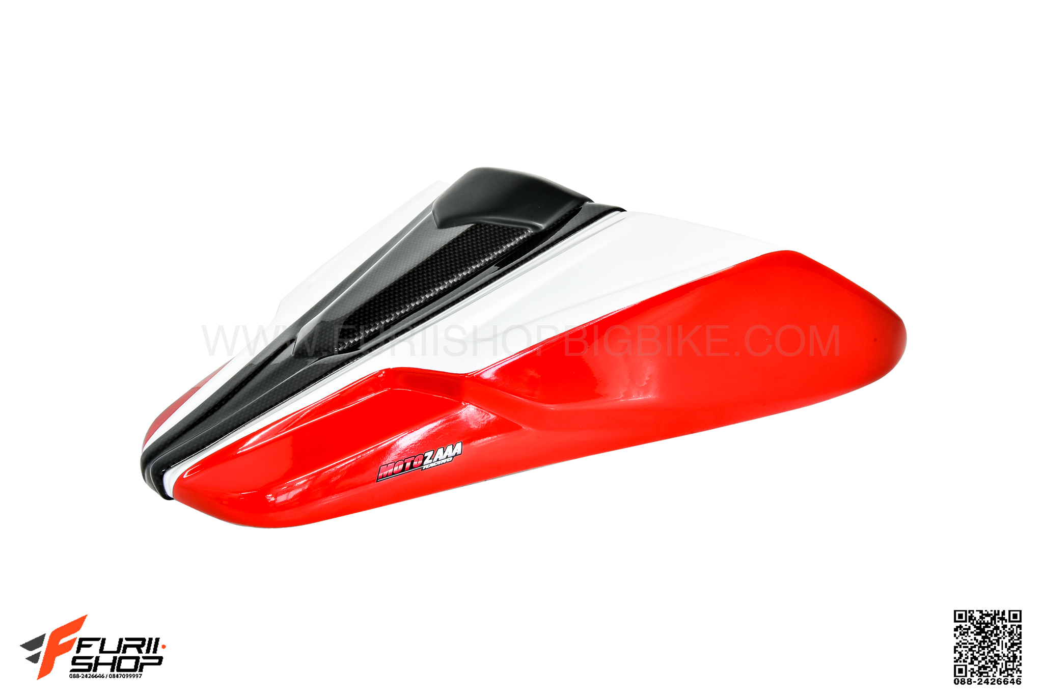 ครอบเบาะท้าย MOTOZAAA สีแดง ขาวFOR HONDA CB650F/CBR650F