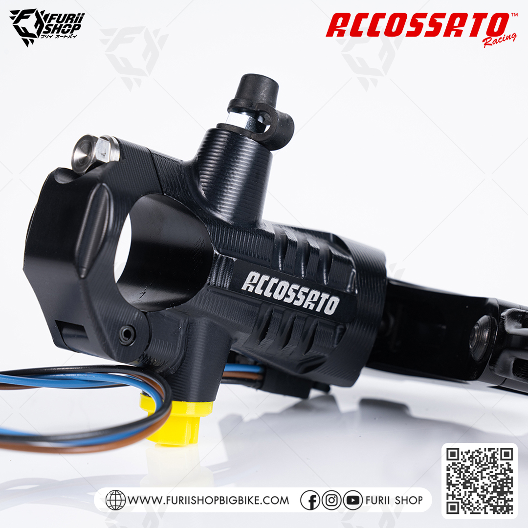 ปั้มเบรกขวา Accossato Master Cylinder CNC พับได้