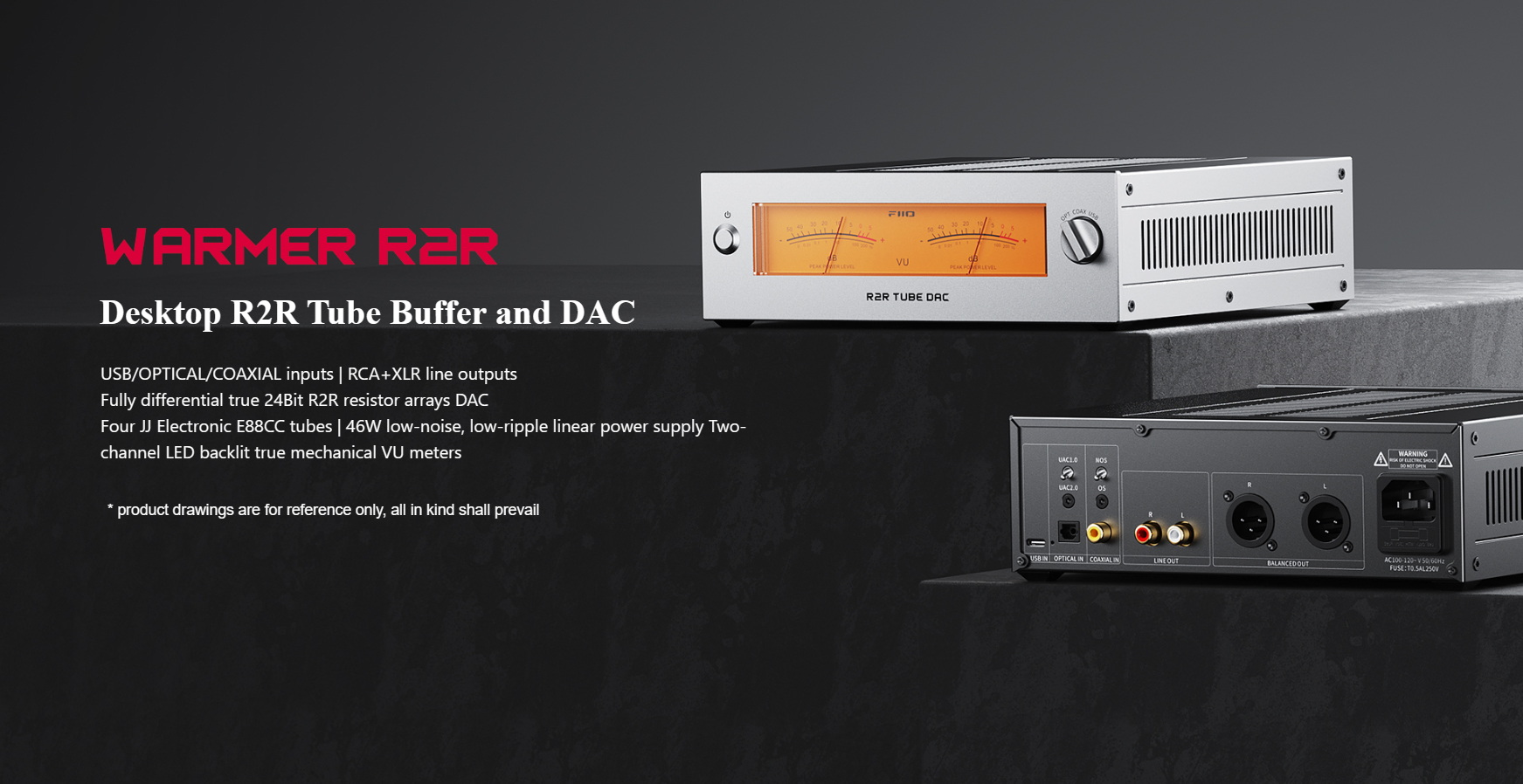 FiiO WARMER DAC/AMP แบบ R2R ที่มี Tube Buffer สำหรับระบบเสียง Hi‑Fi ประกันศูนย์ไทย