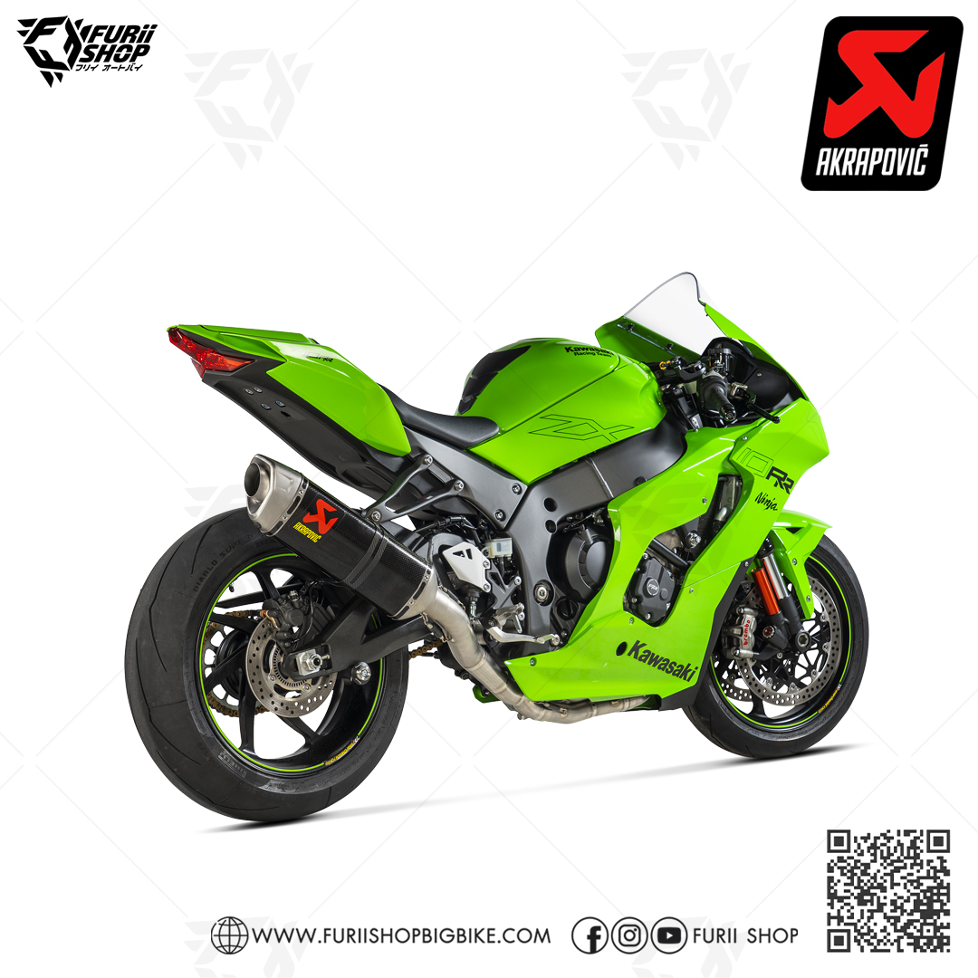 ท่อแต่ง Akrapovic Evolution Carbon : for Kawasaki Zx10RR 2021-2022 All new !!
