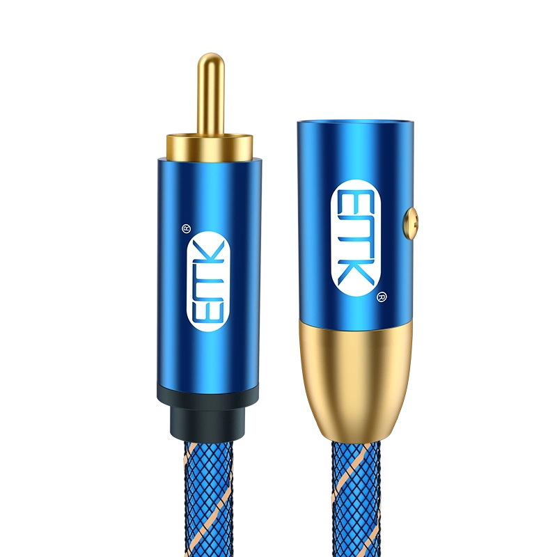 ERTK TOMALEXLR สายสัญญาณเสียง RCA ถึง XLR ตัวผู้ คุณภาพเสียงระดับเทพ ประกันศูนย์ไทย