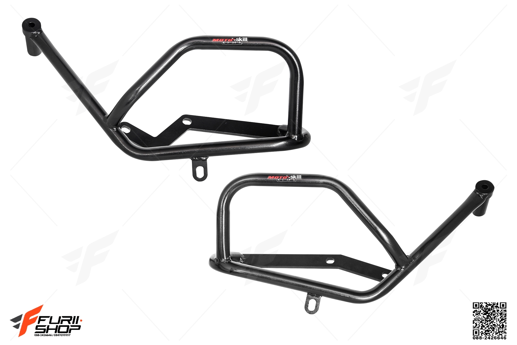 แคชบาร์ MOTOSKILL สีดำ FOR HONDA CRF250L