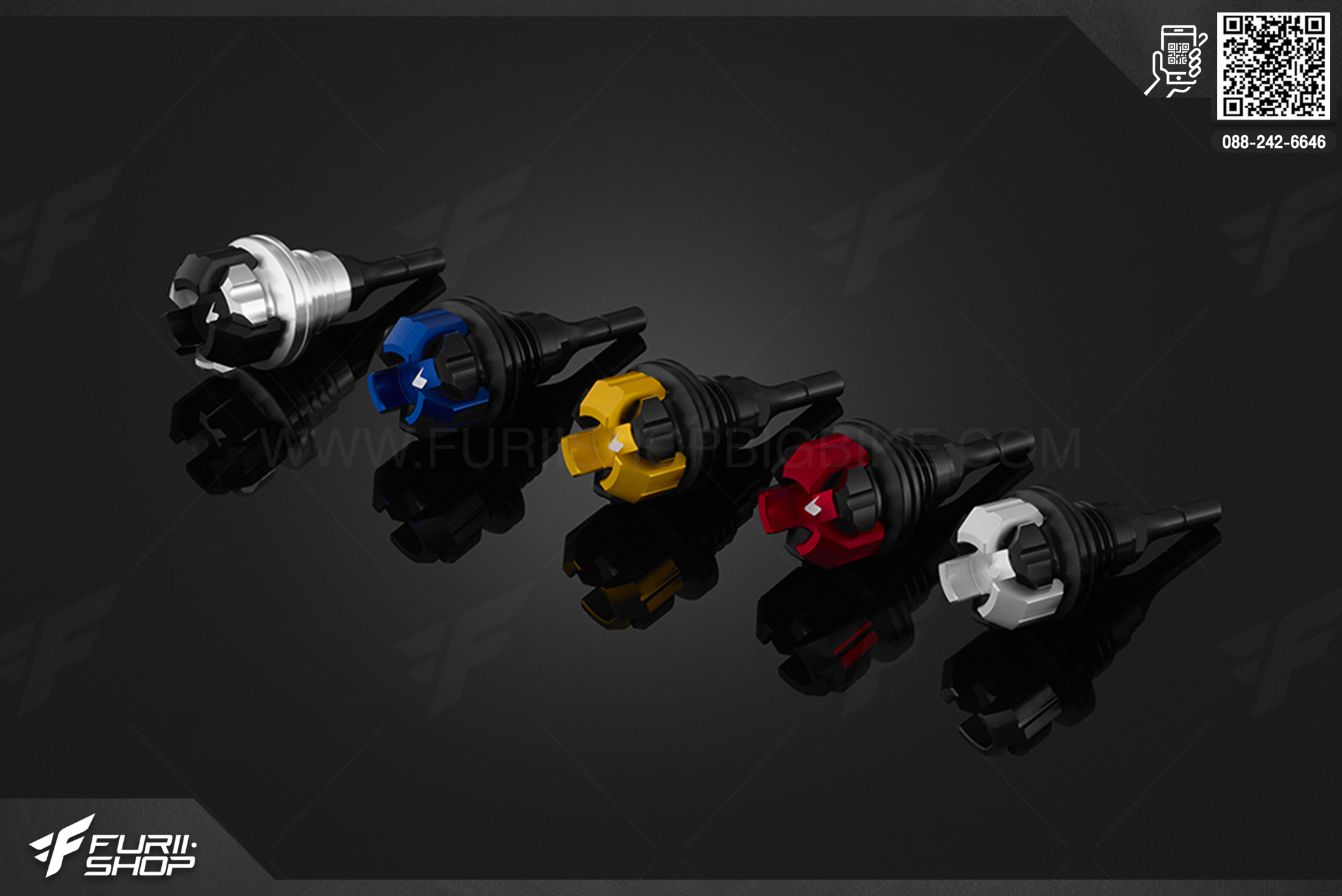 Oil Filler Plug with Leveling Rod Bikers Yamaha M-Slaz