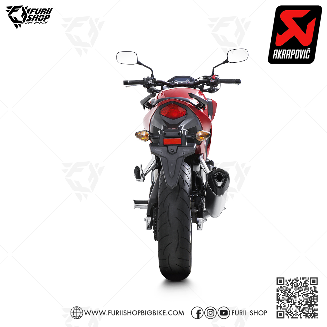 ท่อแต่ง Akrapovic Slip on Titanium : for Honda CBR 500 X,F,R 2016-2018 All New !!