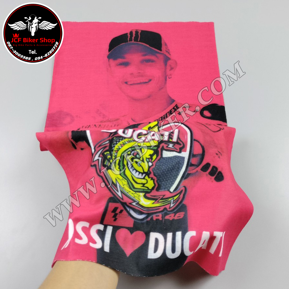 ผ้าบัฟ Ducati สีแดง