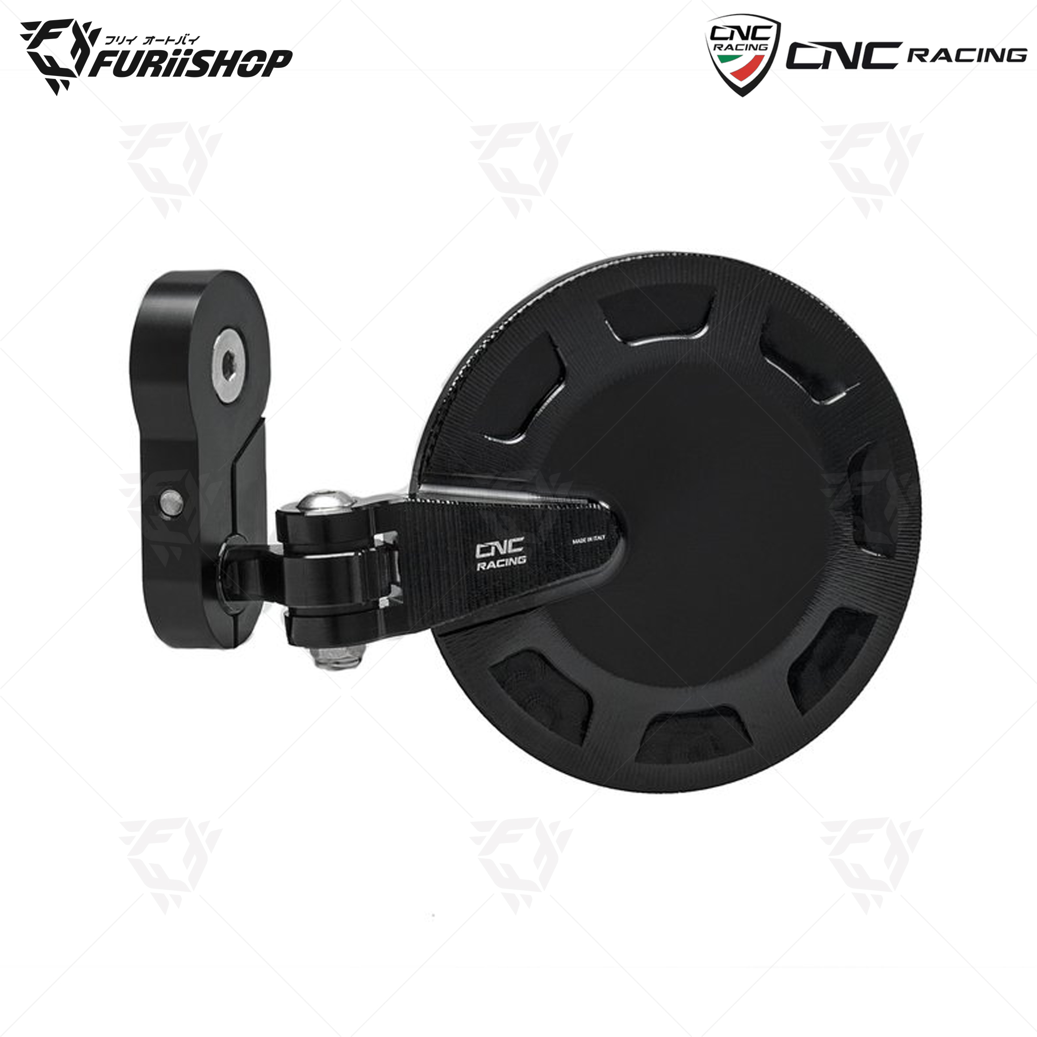 กระจกปลายแฮนด์ CNC RACING "ROCKET" For : SCRAMBLE 400/800