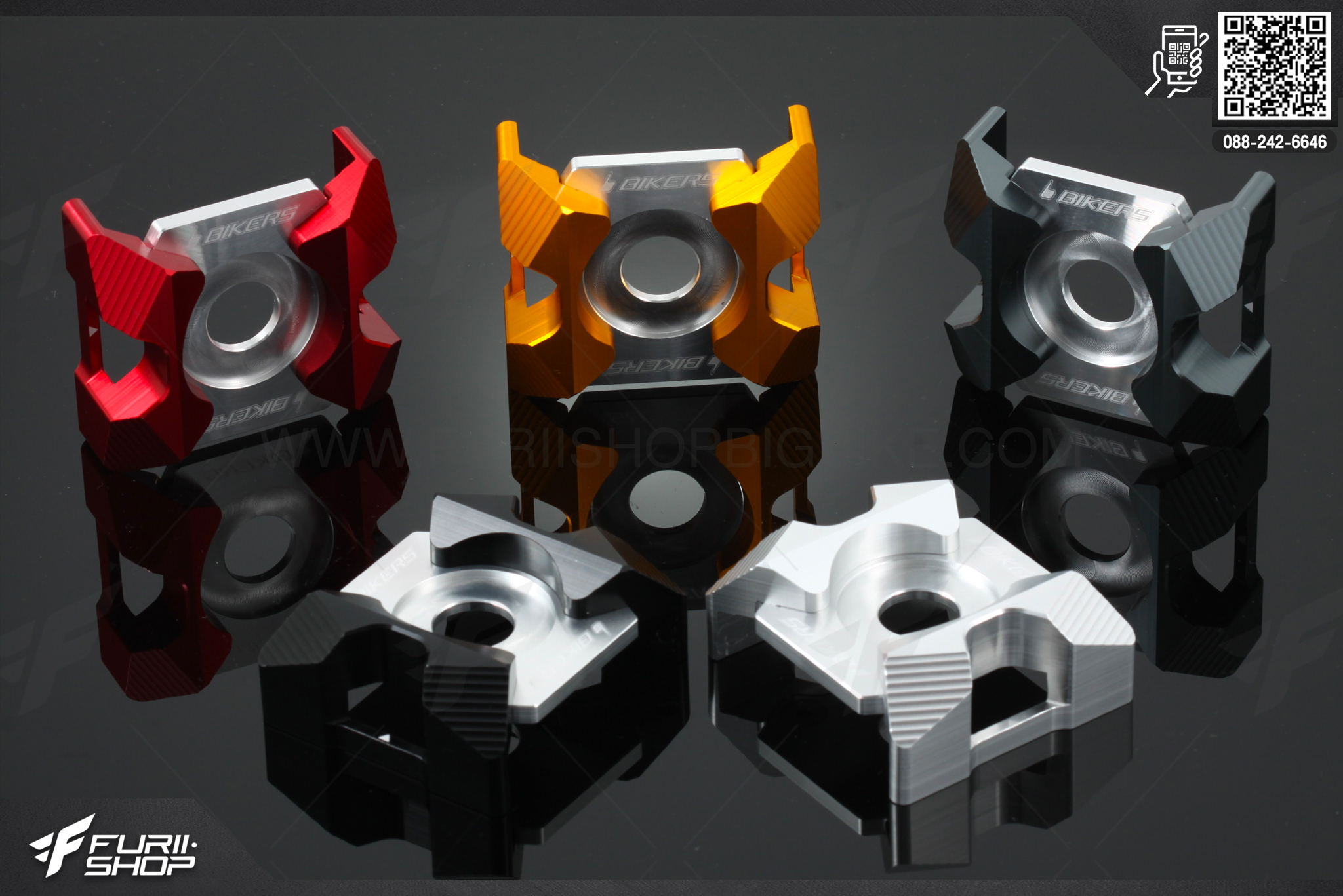 ChainAdjusterPlates Bikers Kawasaki Ninja300 ABS