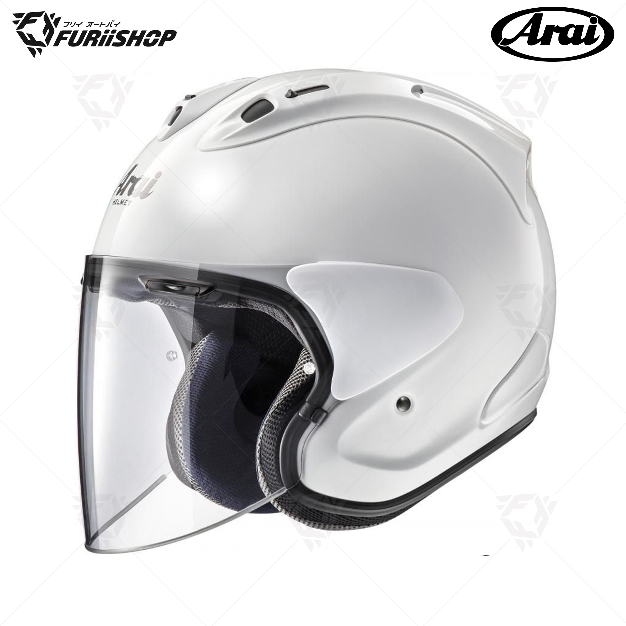 หมวกกันน็อคเต็มใบ Arai : SZ-R EVO Diamond White