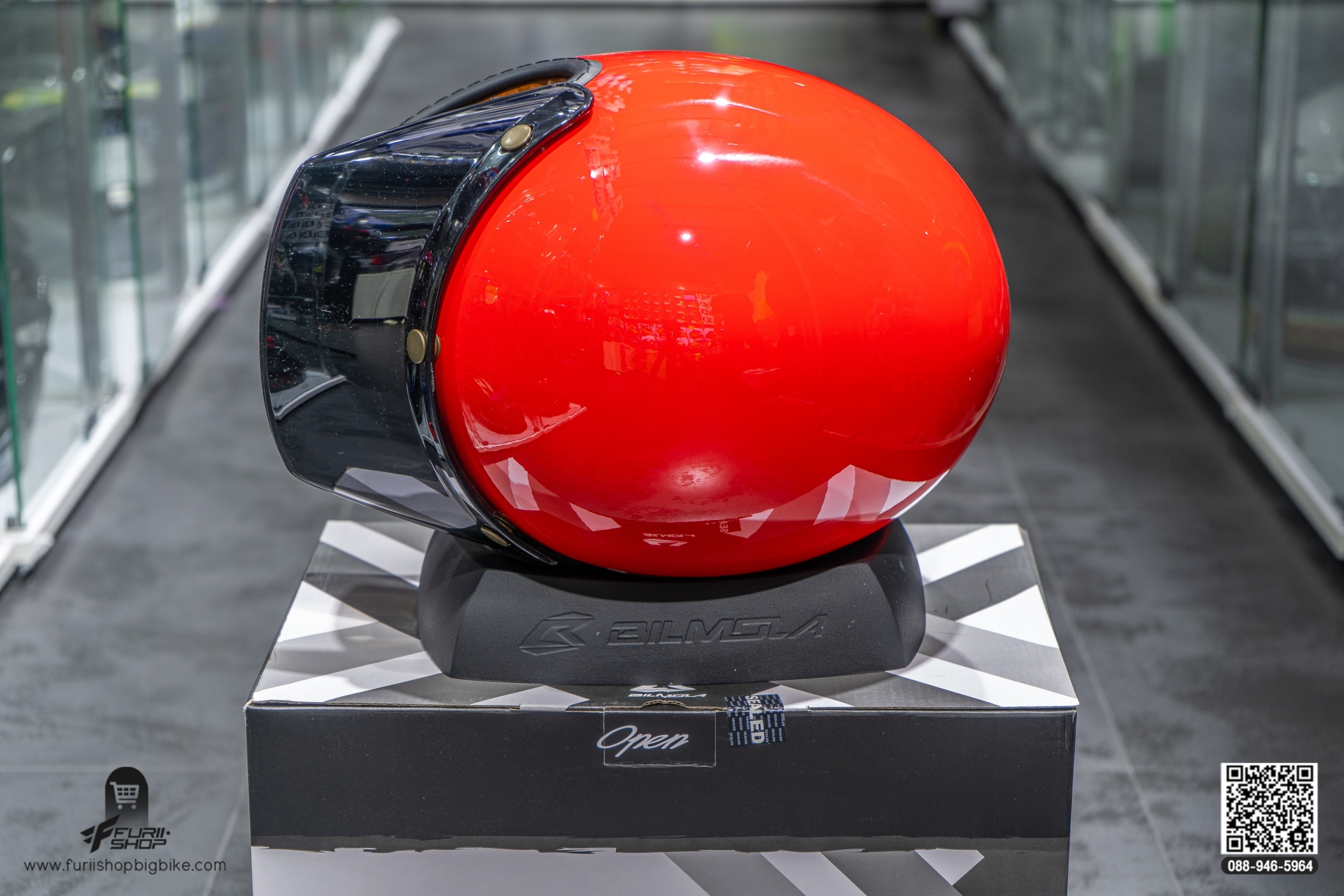 หมวกกันน็อค Bilmola RX100 Plain Red