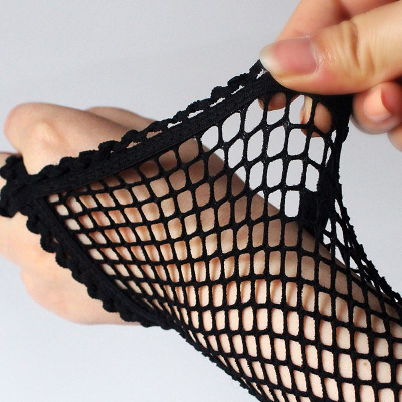 ถุงมือออกงาน สีดำ แบบยาว black glove