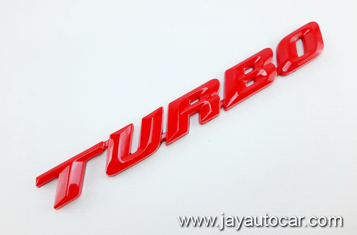 LOGO TURBO RED โลโก้ เทอร์โบ สีแดง