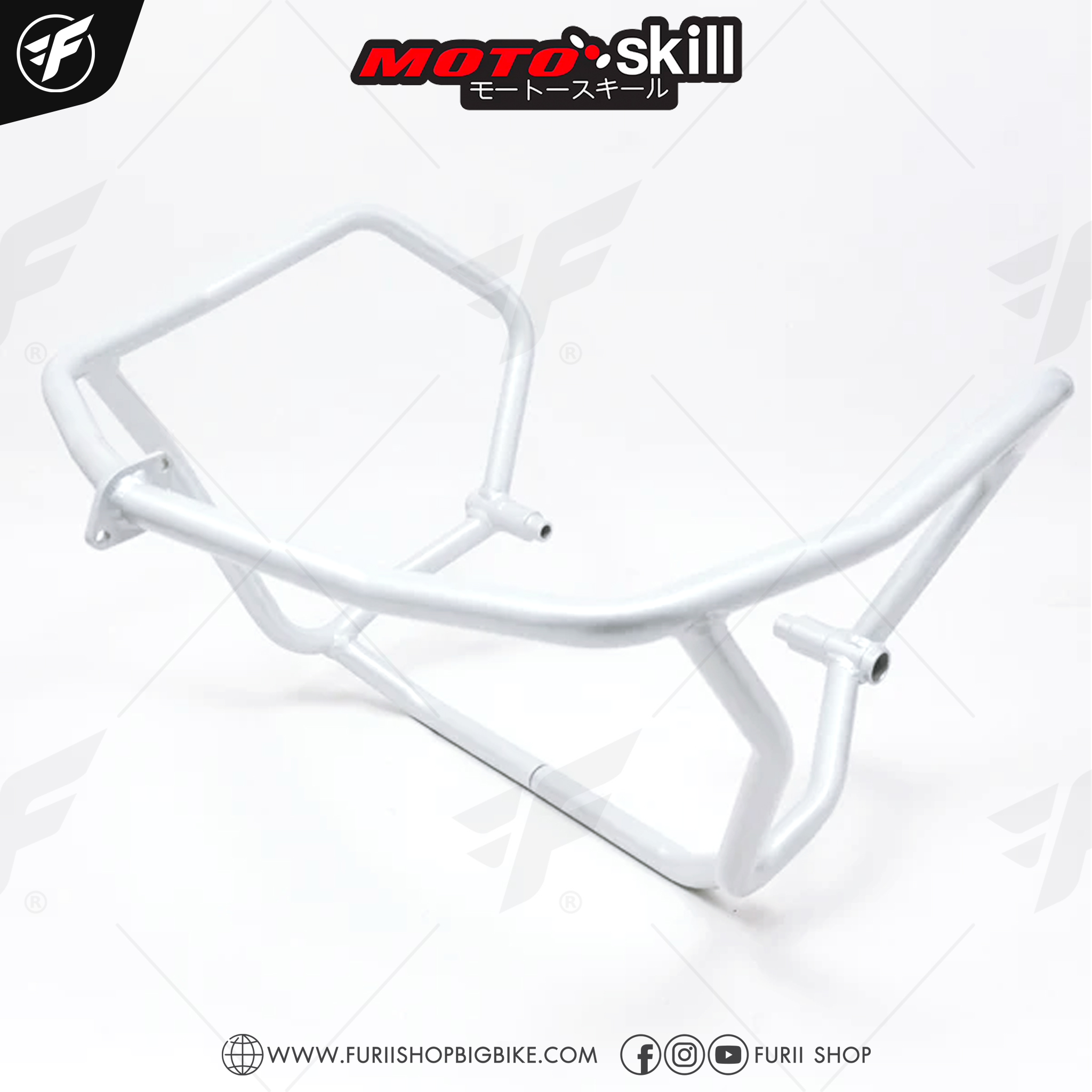 แคชบาร์ V.2 MOTOSKILL Crash bar V.2 สำหรับ SUZUKI V-Strom 1000