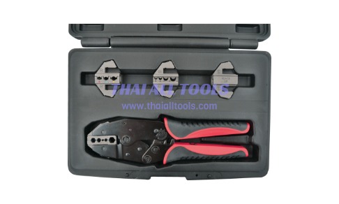 ชุดคีมย้ำ RATCHET CRIMPING TOOL C/WINTERCHANGEABLE JAWS 5PC KENNEDY