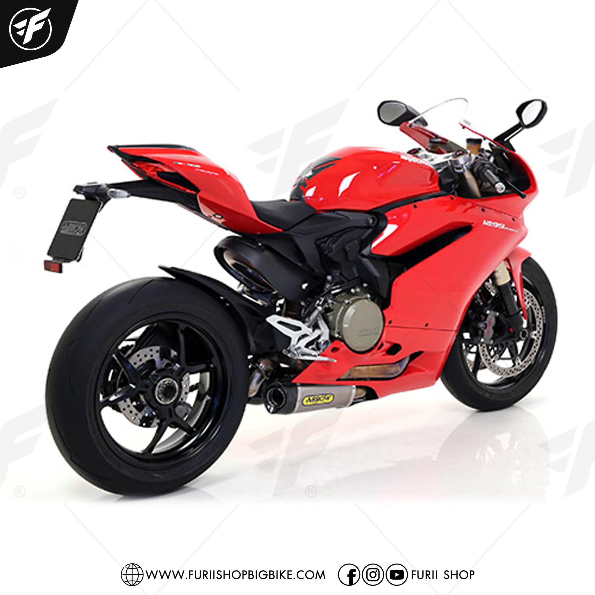 ท่อ ARROW SLIP ON TITANIUM FOR Ducati 899/1199 Panigale