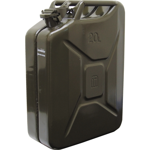 20LTR HEAVY DUTY STEEL JERRY CAN (GREEN)