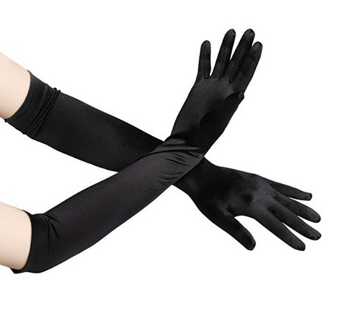ถุงมือออกงาน แบบยาว ถุงมือเจ้าสาว ถุงมือแฟนซี