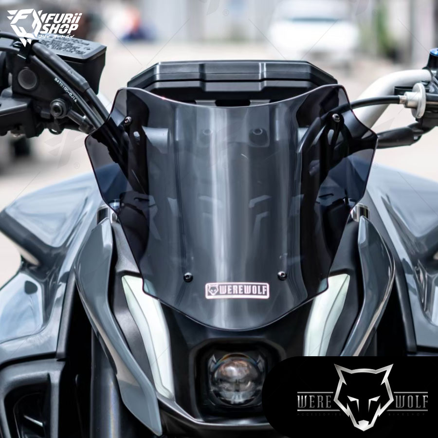 ชิลด์หน้า Were Wolf G-01 Smoke M531 : for Yamaha MT07 2018-2022