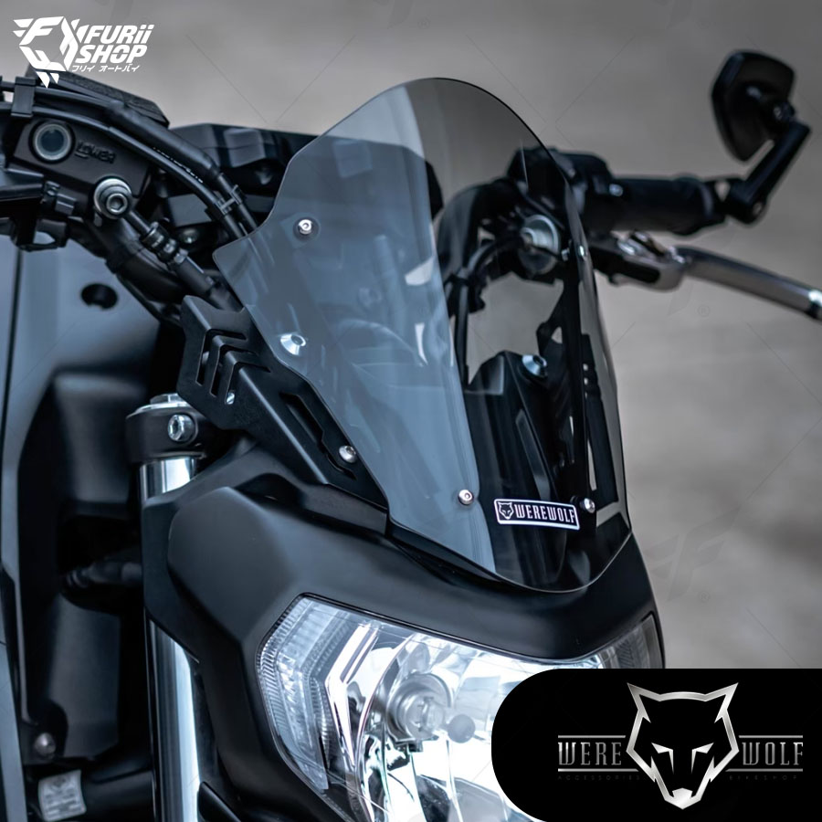 ชิลด์หน้า Were Wolf G-02 Smoke M530 : for Yamaha MT07 2018-2020