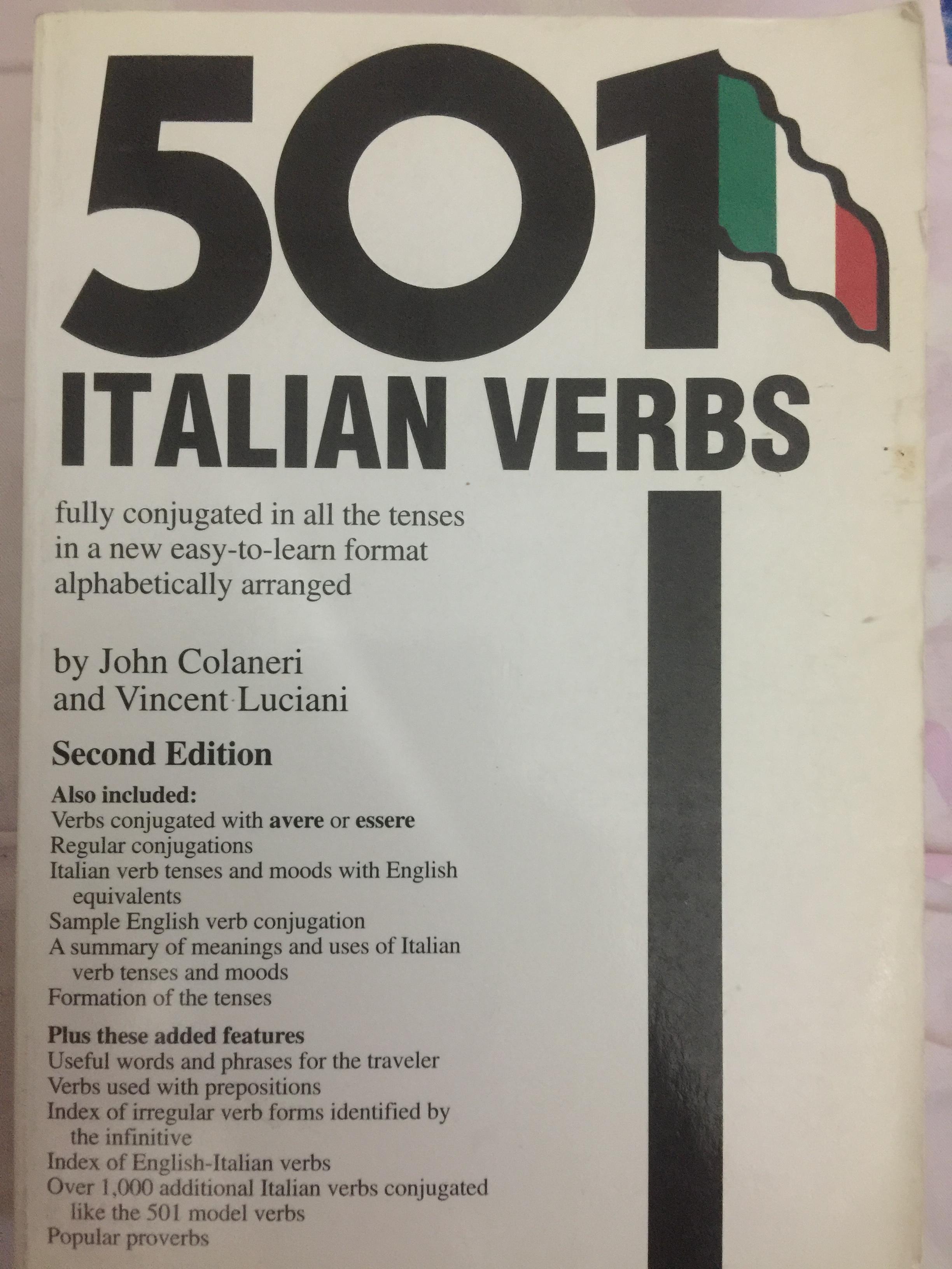 501. ITALIAN. VERBS. 0 กก.