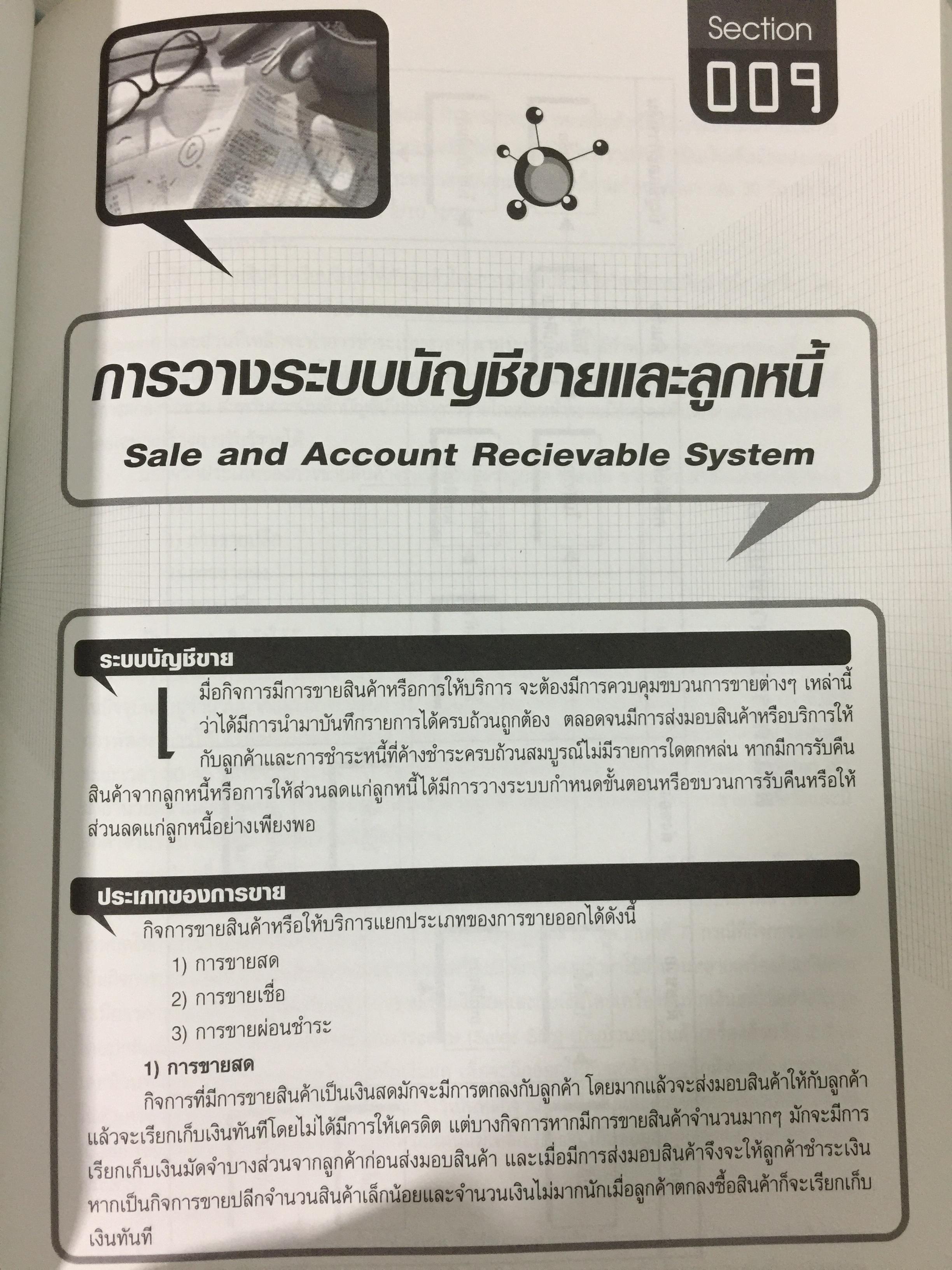 เทคนิคการวางระบบบัญชีให้มีประสิทธิภาพ Accounting System Design ผู้เขียน สมเดช โรจน์คุรีเสถียร 4 กก.