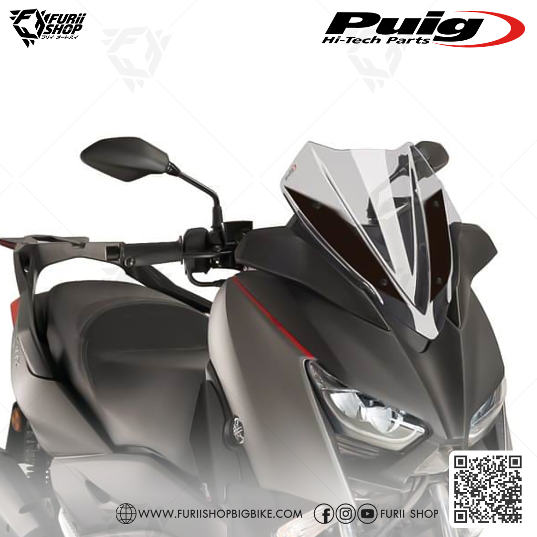 ชิลด์หน้า Puig Windshield Racing : for Yamaha X-Max300 2017-2020